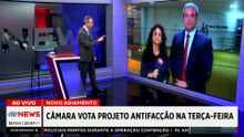 PL Antifacção: Câmara vota projeto na próxima terça-feira