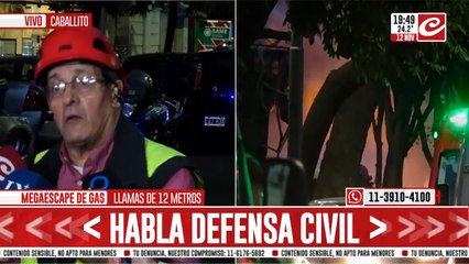 Habla Defensa Civil: "Hay dos personas heridas"