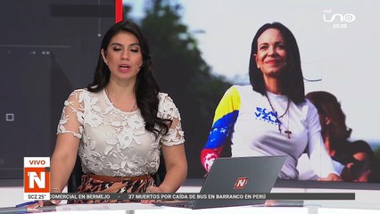 MACHADO PIDIÓ RESPALDO INTERNACIONAL