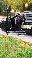 Baltimore cop hit with attempted murder charge after video showed him chasing suspect with vehicle
