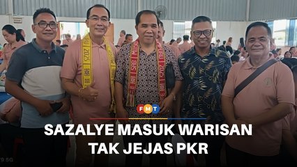 Sazalye masuk Warisan kerugian kecil buat PKR