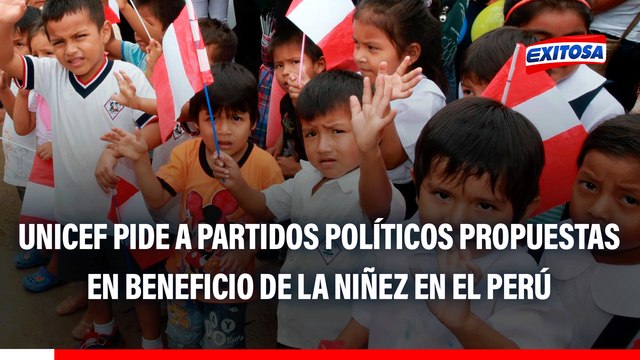 Unicef pide a partidos políticos propuestas enfocadas en la niñez para las elecciones de 2026