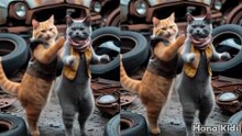 😻 Dancing Kittens in Sync! ✨ Funny Cats Video 💃🐱💫 Kalau Kau Suka Hati