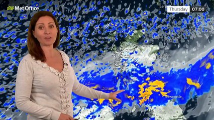 Met Office Thursday Morning Weather Forecast 12/11/2025