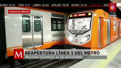 Clara Brugada anuncia la fecha de reapertura de la línea 1 del Metro en la Ciudad de México