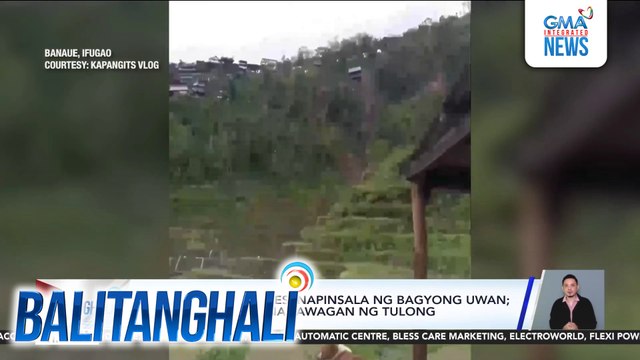 Banaue Rice Terraces, napinsala ng Bagyong Uwan; mga residente, nananawagan ng tulong | Balitanghali