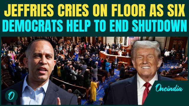 U.S BREAKING: Democrat Leader Jeffries Accepts DEFEAT As Shutdown Ends After 6 Democrats Turn Sides