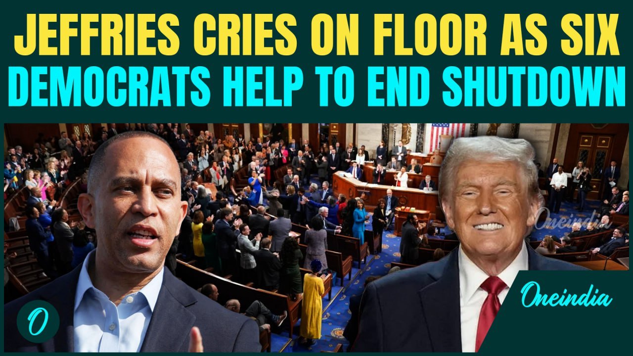 U.S BREAKING: Democrat Leader Jeffries Accepts DEFEAT As Shutdown Ends After 6 Democrats Turn Sides