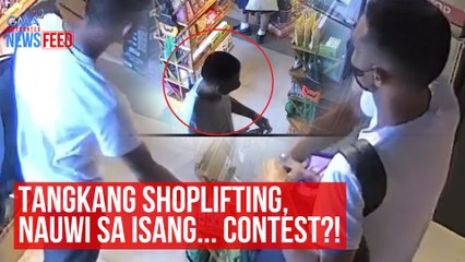 Tangkang shoplifting, nauwi sa isang... contest?! | GMA Integrated Newsfeed