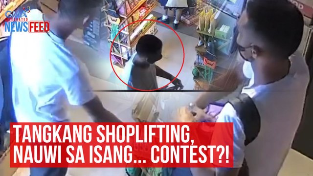 Tangkang shoplifting, nauwi sa isang... contest?! | GMA Integrated Newsfeed