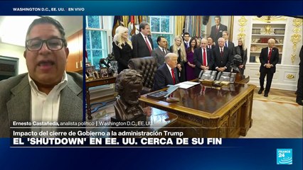 Ernesto Castañeda: "Cierre de Gobierno demostró que Trump no fue buen negociador"