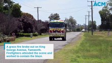 Grass fire King George Avenue Tamworth