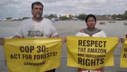 Flotilla de 200 barcos llega a Belém para exigir justicia climática y protección de la Amazonía