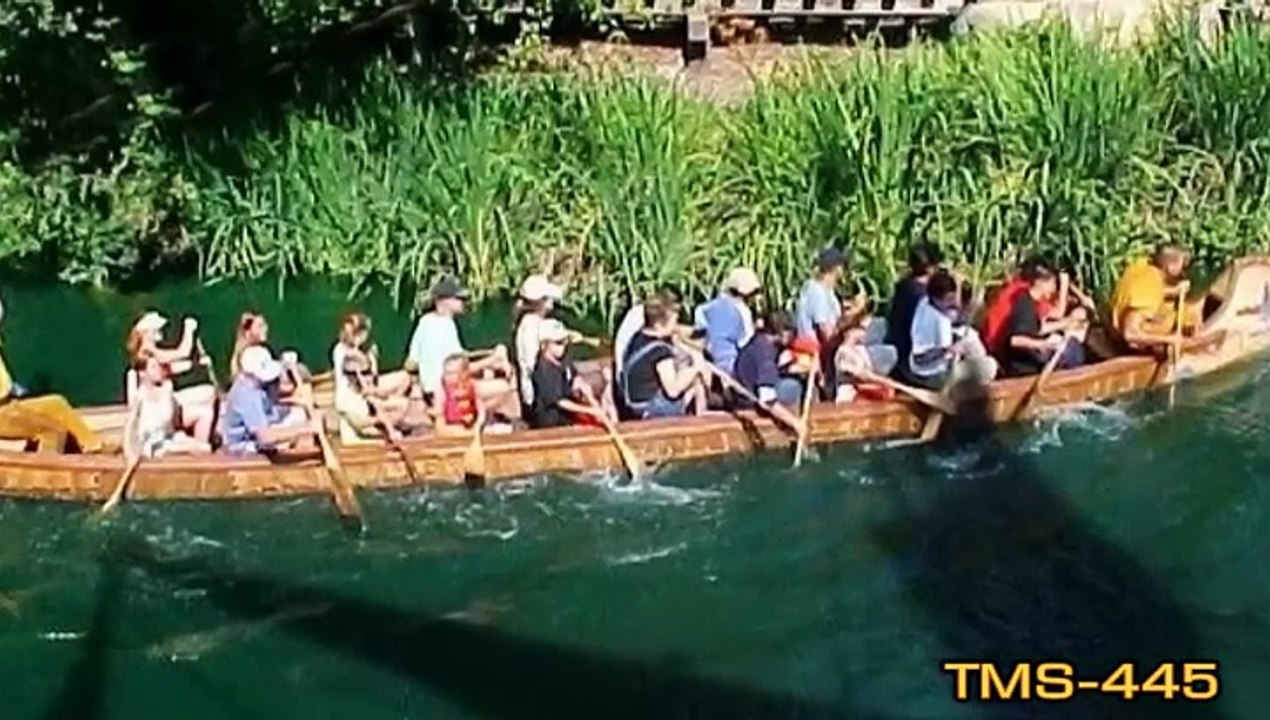 Davy Crockett's Explorer Canoes--Disneyland History--TMS-445