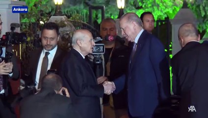 Cumhurbaşkanı Erdoğan, MHP Genel Başkanı Bahçeli ile görüştü