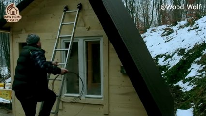 Builds a Stunning Tiny House from Scratch in 9 Months | Full Process 🛠️