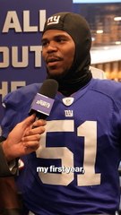 Abdul Carter reacts to the firing of Brian Daboll and what Mike Kafka was like at the first practice as interim head coach