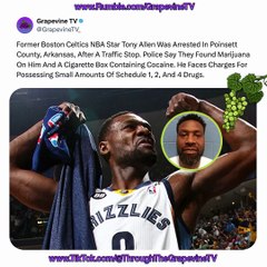Former NBA Star Tony Allen Arrested In Arkansas Traffic Stop; Cops Found Marijuana And Cocaine