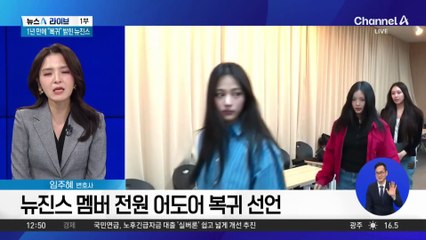 소송 1년 만에…뉴진스 멤버 전원 어도어 복귀 선언