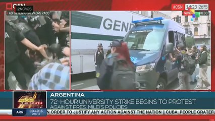 ARGENTINA l University strike protest against pres. Milei's policies