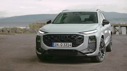 Audi Q3 SUV Exterior Design in Arrow Grey