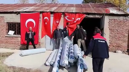 Erzurum’da seralar hibe desteğiyle yenilendi