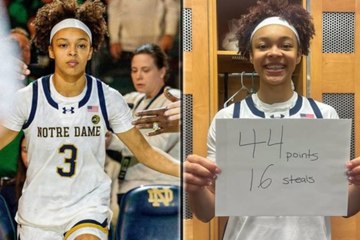 Histórico partido de Hannah Hidalgo en la NCAA: 44 puntos... ¡con 16 robos de balón!