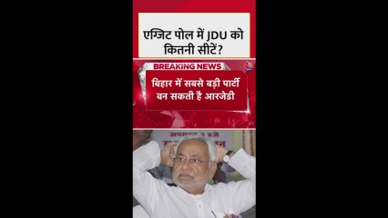 बिहार एग्जिट पोल में JDU को कितनी सीटें?