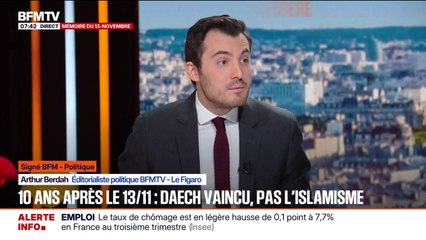 SIGNÉ BFM - 13 novembre: "Daech a été éradiqué, mais ses idées n'ont malheureusement pas été arrêtées"