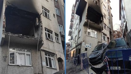 Kağıthane’de 6 katlı binada patlama meydana geldi: İşte binanın son hali!