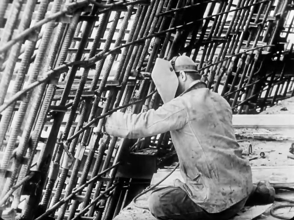 Возведение телевизионной башни в Останкино (1969 г.)
