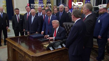 Trump, 43 gün süren hükümetin kapanmasını sona erdiren bütçe yasasını imzaladı