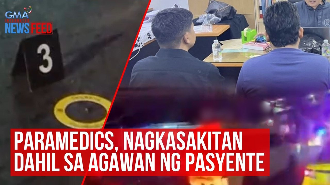 Paramedics, nagkasakitan dahil sa agawan ng pasyente | GMA Integrated Newsfeed