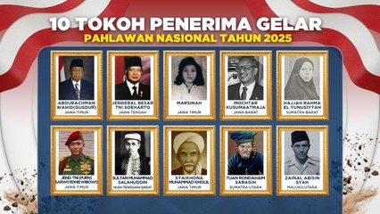 Ini 10 Pahlawan Nasional Baru Republik Indonesia