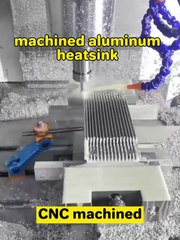 machined aluminum heatsink