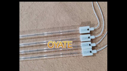 Short Wave clear infrared heating lamps 787mm 235v 2000w for blowing mold machine