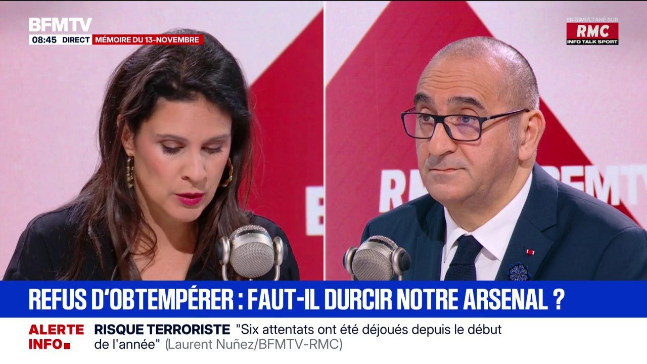 Refus d'obtempérer: "C'est le symptôme d'une partie de la jeunesse qui ne respecte plus les règles", pour Laurent Nuñez