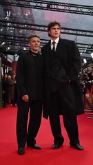 Jacob Elordi and Oscar Isaac at the  Frankenstein  premiere