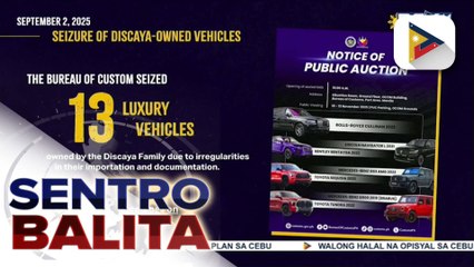 Public viewing ng ilang luxury cars ng mga Discaya na ipasusubasta sa Nov. 20, nagsimula na | ulat ni Louisa Erispe