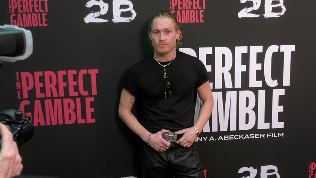 Harry Goodwins attends the red carpet premiere of The Perfect Gamble in Los Angeles