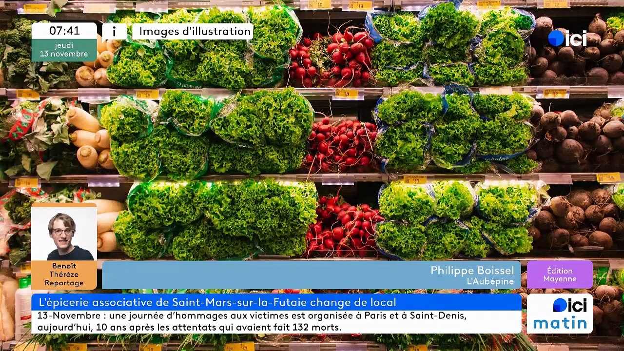 13/11/2025 - ici matin par ici Mayenne en vidéo