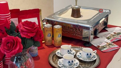 Türkevi’nde uluslararası misafirlere Türk kahvesi tanıtımı yapıldı
