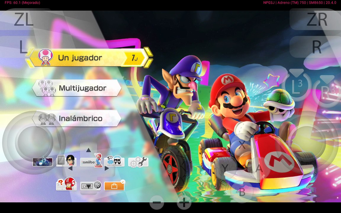 MARIOKART 8 DELUXE CTPG. POR FIN PUEDE CORRER EN EDEN EMULATOR. DE ANDROID. CON LA VERSION 0.0.4.