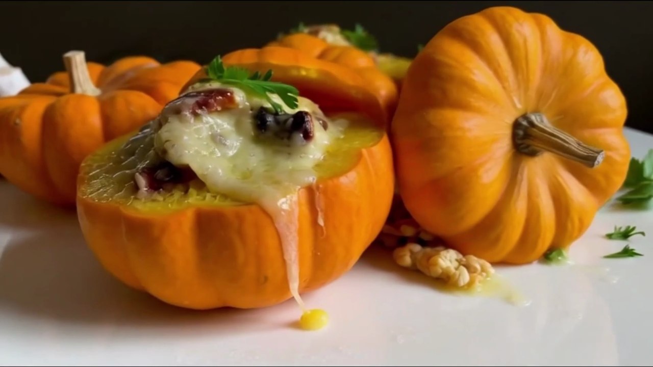 Stuffed Pumpkin with Ground Beef – A Hearty and Flavorful Fall Favorite