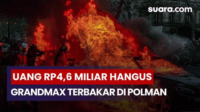 Kebakaran Grandmax di Polman, Uang Rp4,6 Miliar Hangus Terbakar