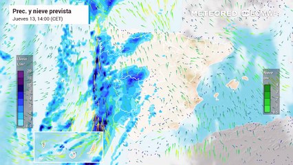 Las lluvias se extenderán por buena parte del país