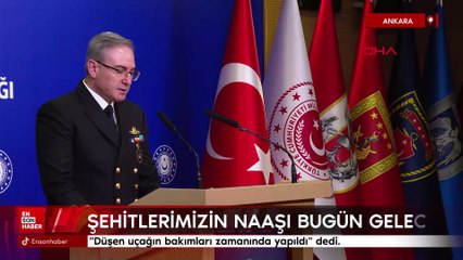 Şehit olan askerlerimizin naaşı bugün Türkiye'ye getirilecek