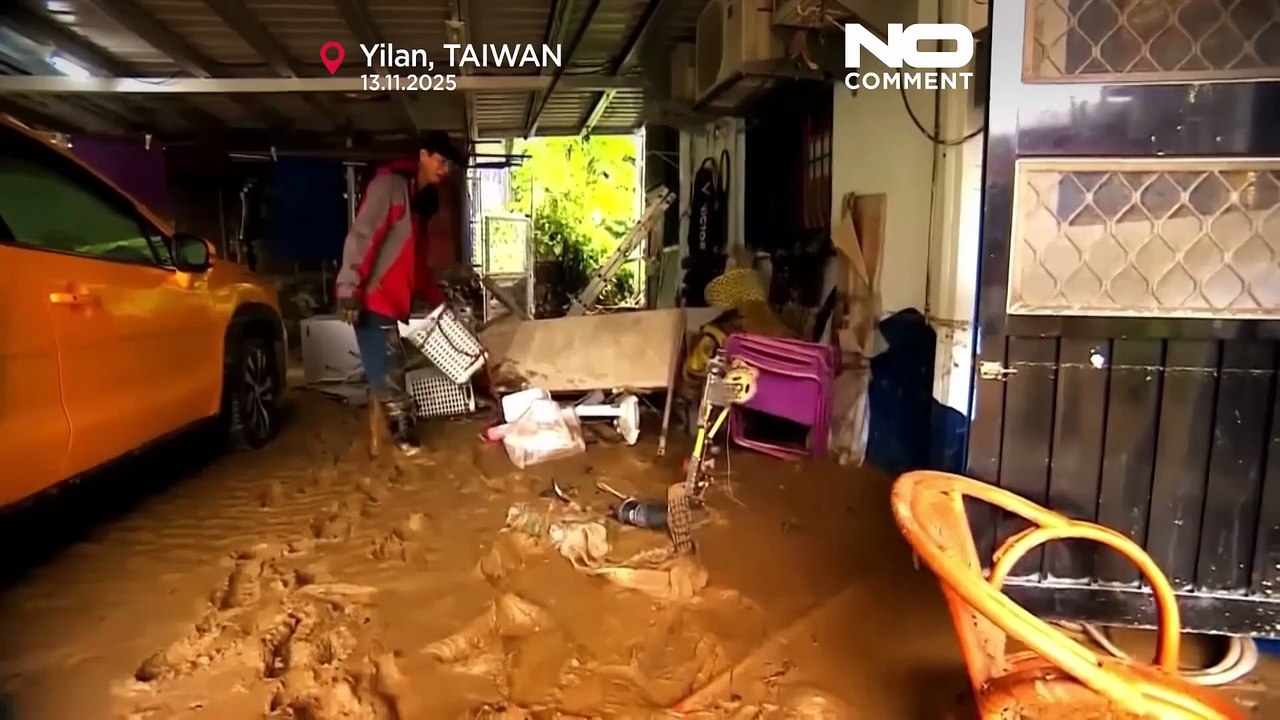 Videos zeigen das Ausmaß der Verwüstung nach Taifun Fung-wong in Taiwan