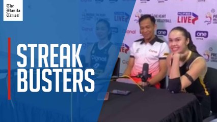 Cignal hands Zus first loss in straight sets