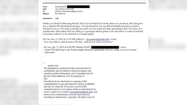 Los demócratas publican correos de Epstein donde se menciona que Trump estuvo con una víctima